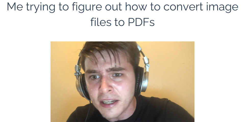 Convert multiple image files to pdfs using this free online photo to pdf converter